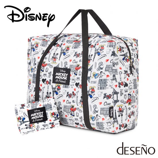 ディズニー Disney ミッキー Mickey Deseno 折りたたみボストンバッグ Deseno高品質スーツケース L 公式サイト
