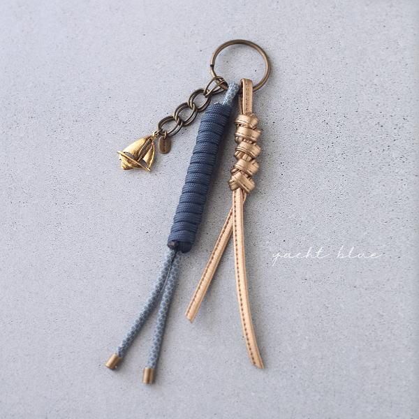 パラコードのバッグチャーム＆ストラップ（3色）