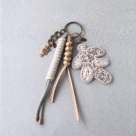 パラコードのバッグチャーム＆ストラップ（3色）