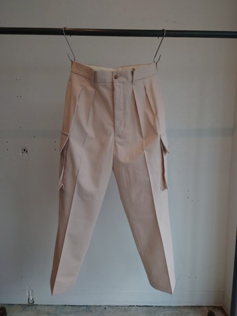 <img class='new_mark_img1' src='https://img.shop-pro.jp/img/new/icons8.gif' style='border:none;display:inline;margin:0px;padding:0px;width:auto;' />HERILL  Egyptian cotton Cargo pants