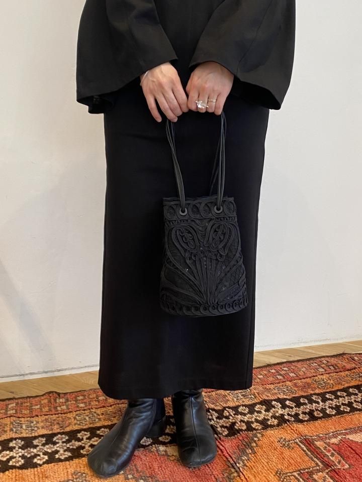 Mame Kurogouchi / Cording Embroidery Bucket Bag - ISLE Mame Kurogouchi / Cording Embroidery Bucket Bag - ISLE