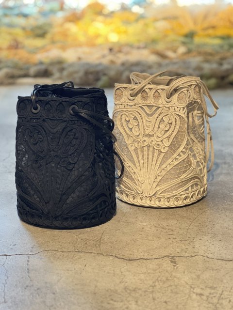 Mame Kurogouchi /  Cording Embroidery Bucket Bag