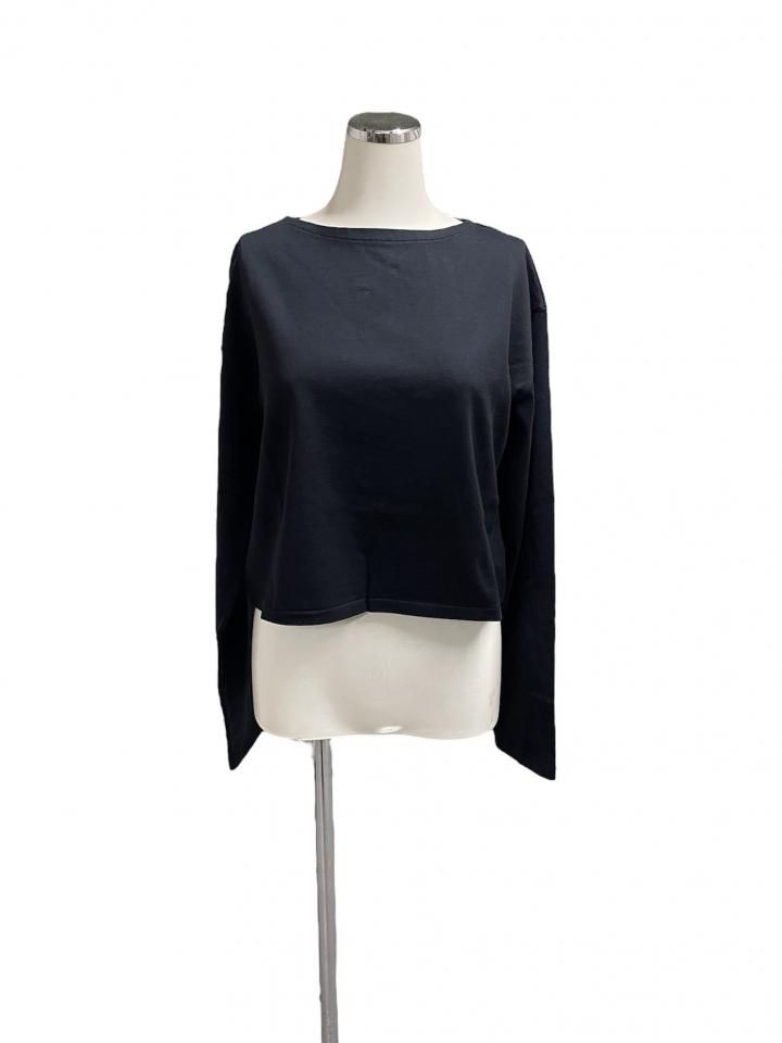 AURALEE /  PIMA COTTON JERSEY BOAT NECK P/O