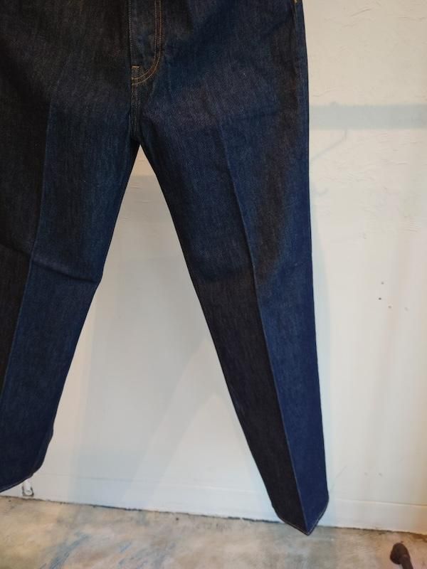 AURALEE HARD TWIST DENIM 5P PANTS - ISLE