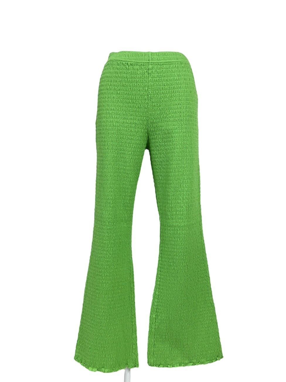 PHEENY / Cotton shirring flared pants