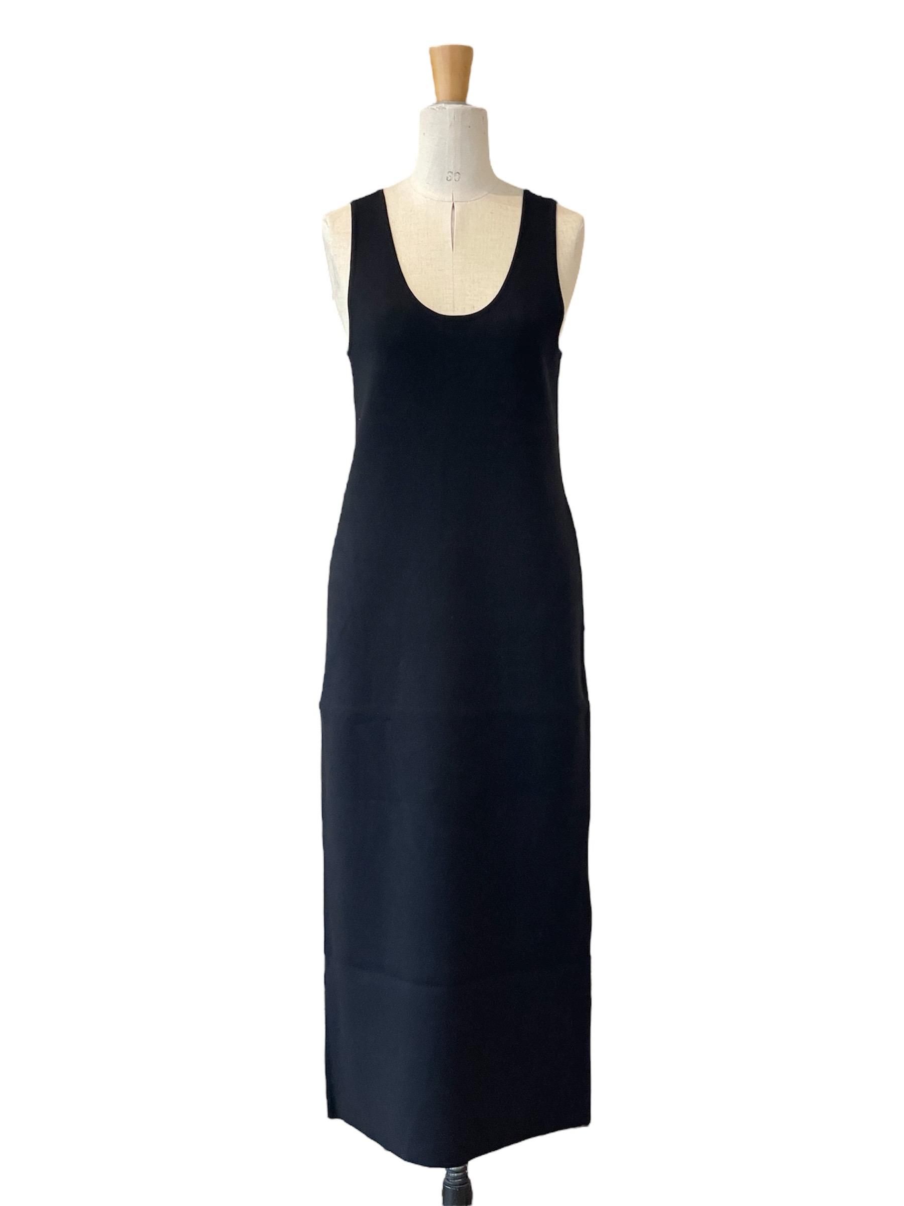 AURALEE / COTTON SILK STRETCH DOUBLE FACE KNIT DRESS