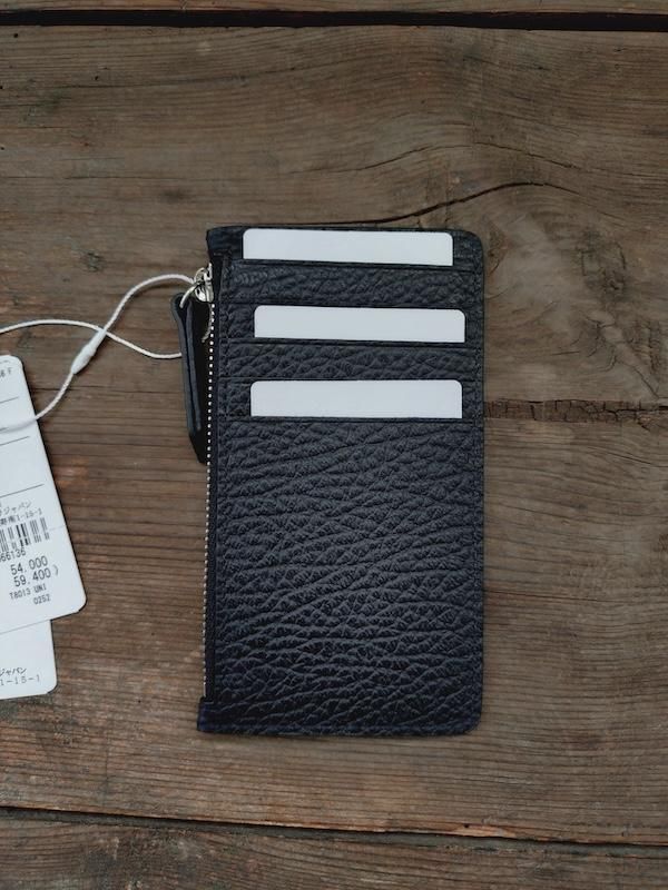 <img class='new_mark_img1' src='https://img.shop-pro.jp/img/new/icons8.gif' style='border:none;display:inline;margin:0px;padding:0px;width:auto;' />MAISON MARGIELA  CARD HOLDER ZIP EW (EMBOSSED GRAINY LEATHER)