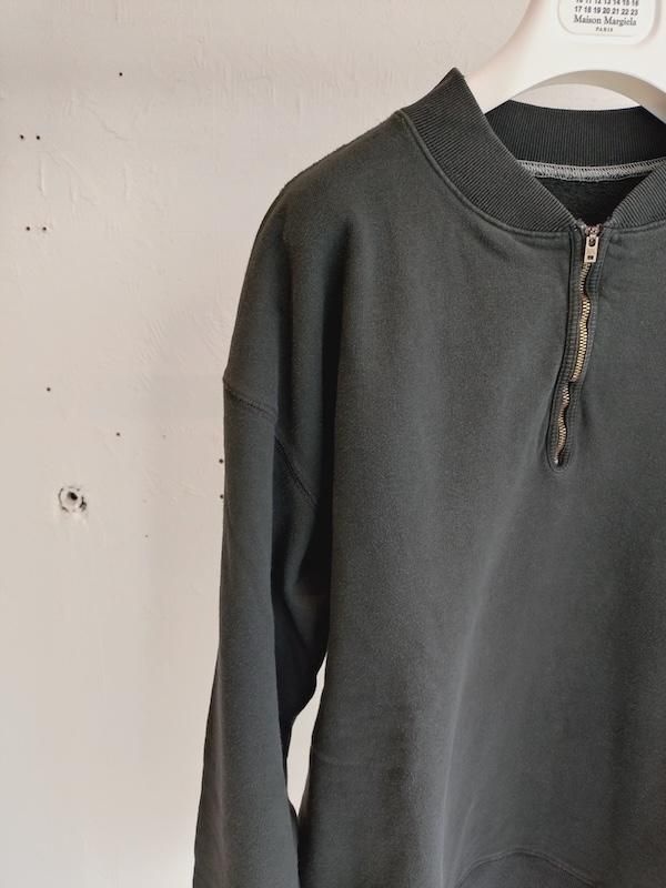 MAISON MARGIELA HALF ZIP SWEATSHIRT - ISLE