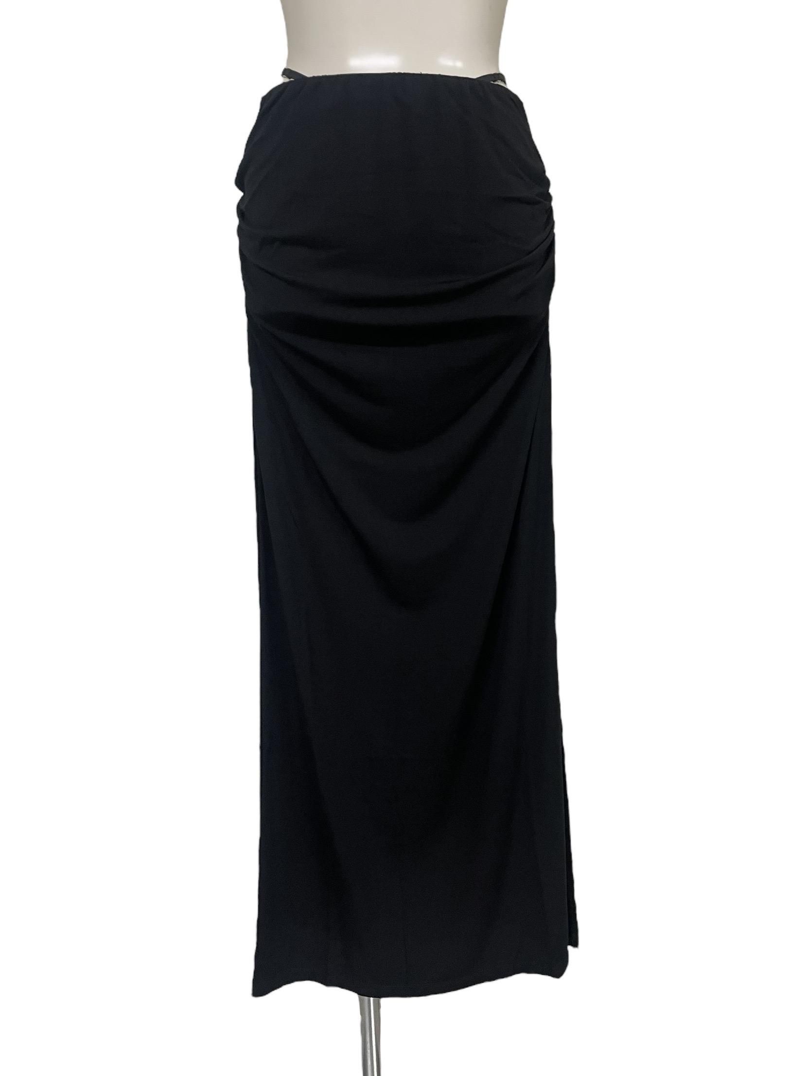 determ; / Double-Strap Waist Maxi Skirt