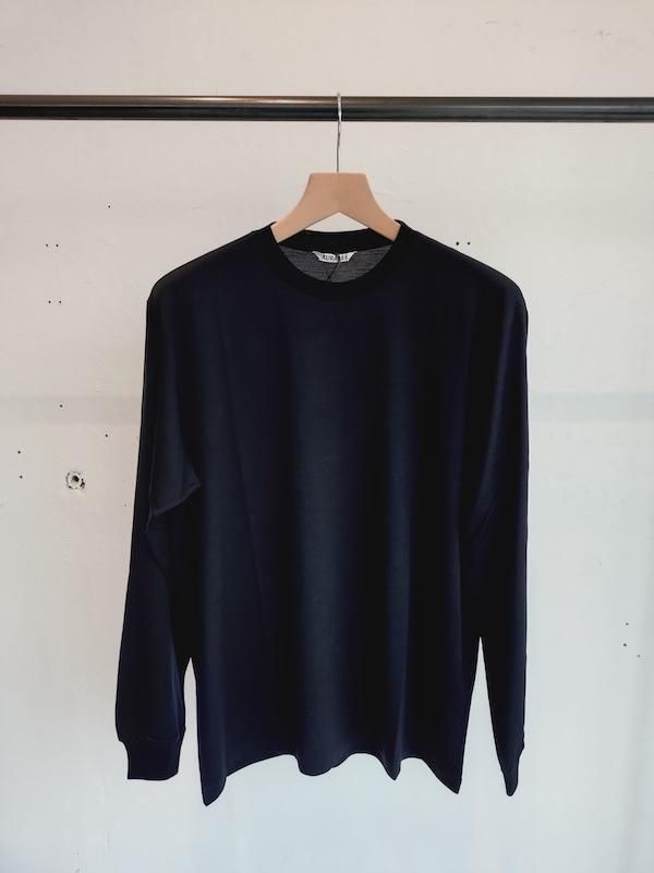 <img class='new_mark_img1' src='https://img.shop-pro.jp/img/new/icons8.gif' style='border:none;display:inline;margin:0px;padding:0px;width:auto;' />AURALEE  WOOL SOFT JERSEY L/S TEE
