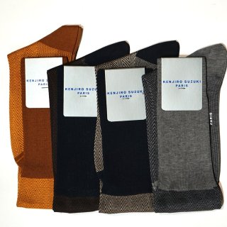 KENJIRO SUZUKI hose socks Herringbone