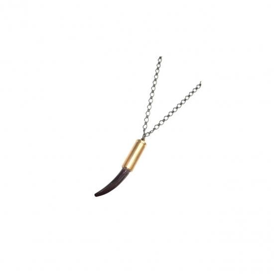GARA HORN BULLET NECKLACE - THE WORLD