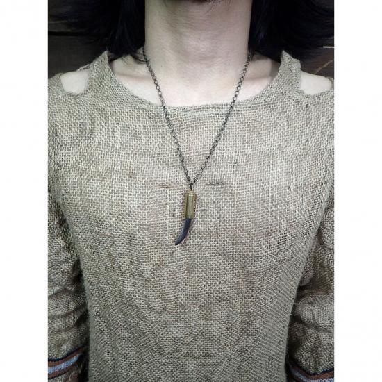 GARA HORN BULLET NECKLACE - THE WORLD