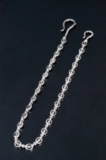 PIRATES LINK WALLET CHAIN / SILVER