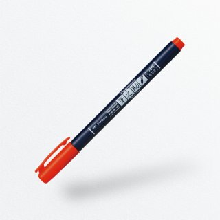 筆文字サインペン 筆之助 しっかり仕立て オレンジ - SHOP｜TOMBOW FUN ART STUDIO ｜トンボ鉛筆