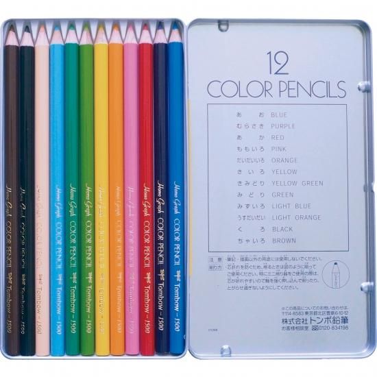 缶入色鉛筆 12色NQ - SHOP|TOMBOW FUN ART STUDIO |トンボ鉛筆 缶入色鉛筆 12色NQ - SHOP|TOMBOW FUN ART STUDIO |トンボ鉛筆
