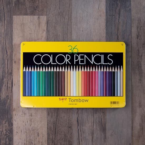 缶入色鉛筆 36色nq Shop Tombow Fun Art Studio トンボ鉛筆