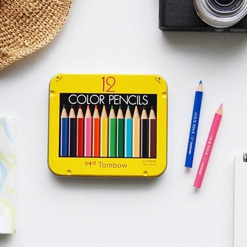 ミニ色鉛筆12色nq 削り器付パック Shop Tombow Fun Art Studio トンボ鉛筆