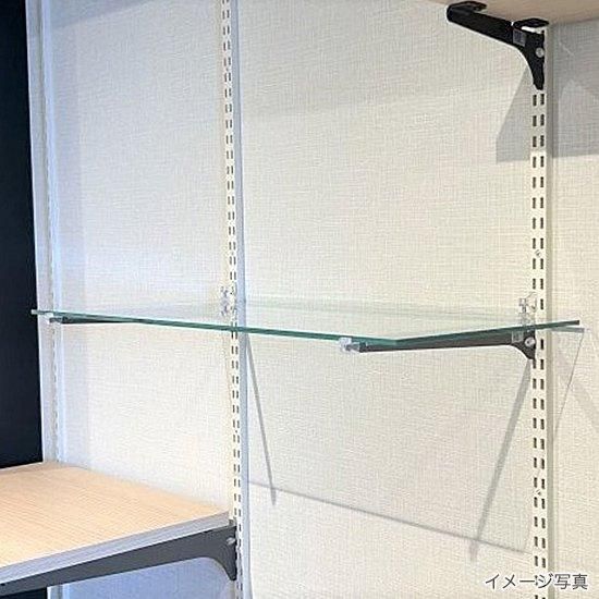 丸角ガラス棚板〔BF-Shelf〕 奥行25㎝ - 長谷工ファニシング