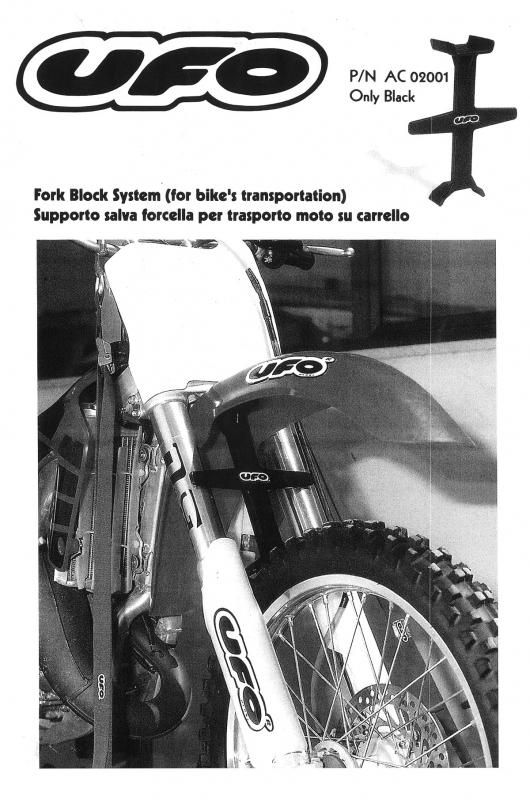 UFO フォークブロック | オフロードバイク用品店アールエスビートル UFO フォークブロック | オフロードバイク用品店アールエスビートル