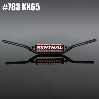 RENTHAL 7/8 ミニハンドルバー　KX65/RM65 / ブラック