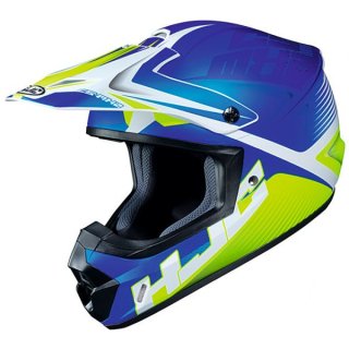 HJC HJC CL-XYII CREEPER SF Blue/Black Medium Youth-Size Off-Road/Dirt Helmet 