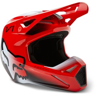 FOX ’23 ユースV1ヘルメット  トキシック/フローレッド
