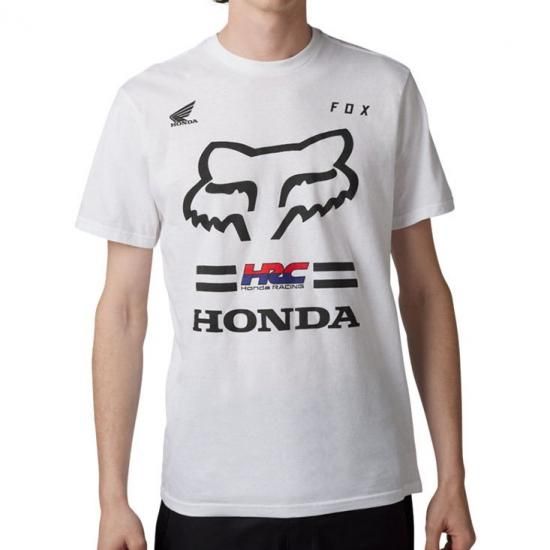 FOX HONDA TシャツⅡ オプティックホワイト 【ネコポス便￥253