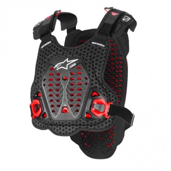 ALPINESTARS A5 PLASMA チェストプロテクター ブラックレッドホワイト