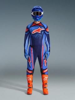【お取り寄せ】 ALPINESTARS ’26 TECHSTAR ジャージパンツセット NOMUR ダークネイビーオレンジUCLAブルー