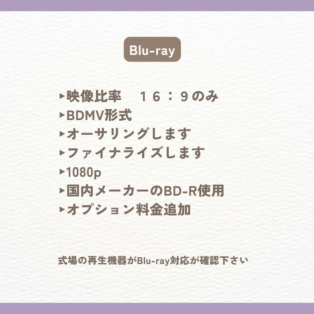 Blu-rayΨ16:9ΤߡBDMV󥰤ޤեʥ饤ޤ1080p᡼BD-Rѡץɲ⡢κ郎Blu-rayбǧ