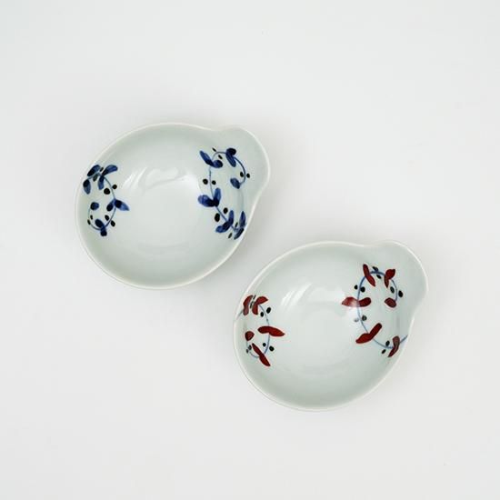 ★新品未使用 ★有田焼　赤唐草　小皿　4枚セット 0124104206_65b06aee2728c.jpg