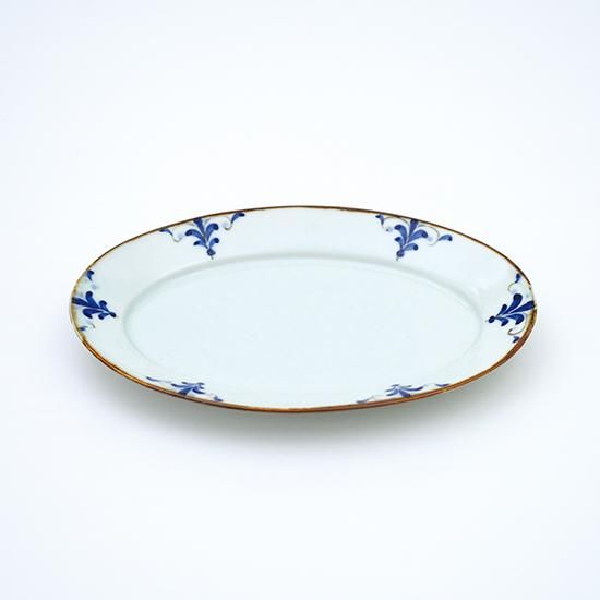 リーブス リムオーバルプレート（3サイズ） - 有田焼窯元 皓洋窯 公式