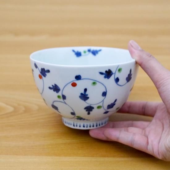 有田焼 そうた窯 染錦唐草つなぎ 茶碗 5客 楽天市場】【有田焼 そうた