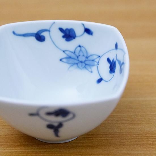 染付帯花唐草小付（5種） - 有田焼窯元 そうた窯