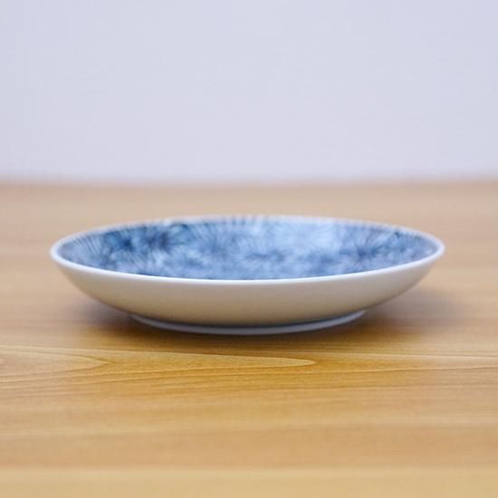 たち吉 - たち吉 染付からくさ 小鉢揃 5枚セット 唐草 輪花鉢 和