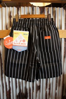 Cookman Chef Short Pants (「Stripe」 BLACK)