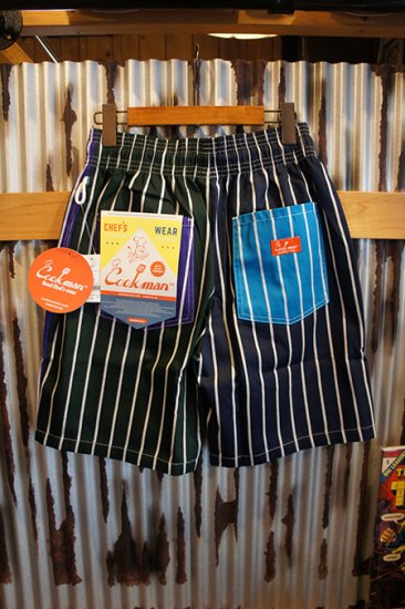 Cookman Chef Short Pants (「Crazy Stripes Cold」) - BALENO TOWN