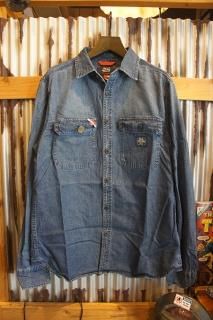 DEUS EX MACHINA MAXWELL WORKERS SHIRT (LIGHT INDIGO)