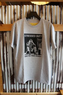 ANTIHERO STRESSED OUT T-SHIRT (GREY HEATHER)