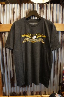 ANTIHERO EAGLE S/S T-Shirt (CHARCOAL HEAHTER)