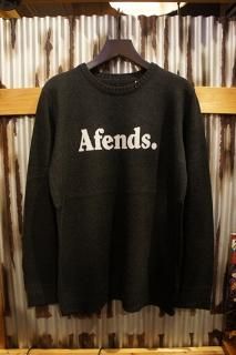 AFENDS FEND JAQUARD KINIT (BLACK)