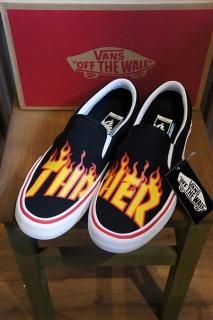 VANSTHRASHER SLIP-ON PRO (THRASHER)BLACK