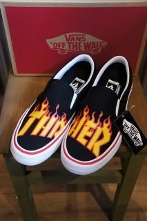 VANSTHRASHER SLIP-ON PRO (THRASHER)BLACK