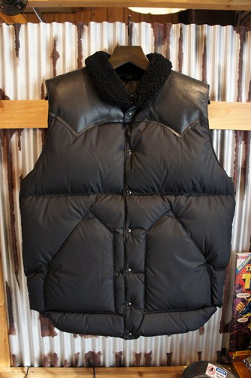 Rocky Mountain Featherbed Co. CHRISTY DOWN VEST (ALL BLACK 