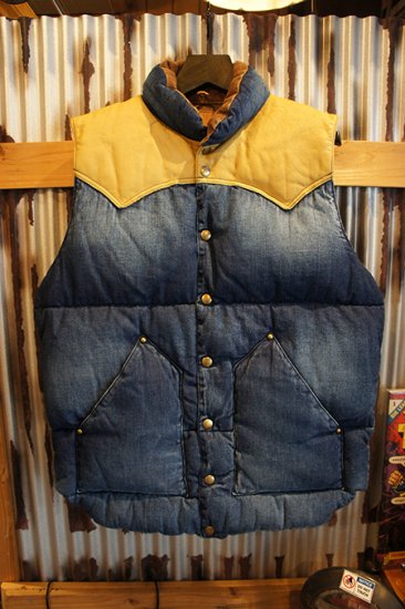 Rocky Mountain Featherbed Co. RANCH DOWN VEST (DENIM-INDIGO UW