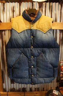 Rocky Mountain Featherbed Co. RANCH DOWN VEST (DENIM-INDIGO UW-)