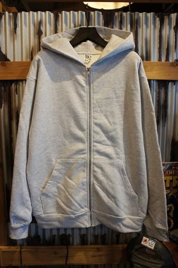 LOS ANGELES APPAREL(ロサンゼルスアパレル)取扱店　LOSAPPA-HF10-ASH　LOS ANGELES APPAREL  14OZ. HEAVY FLEECE ZIP UP HOODED (ASH)