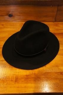 BRIXTON MESSER FEDORA (BLACK/BLACK)