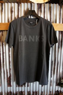 BANKS CLASSIC TEE SHIRT (DIRTY BLACK)
